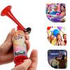 Pump Air Horn Mini, BANHAO Handheld Air Horn Hand Pumps Noisemakers for Sporting Events, Parties, Celebrations, Fun Birthday Party Favors and Goodie Bag Fillers for Kids and Adults, 5pcs 10Inch view 2