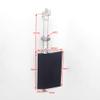 KEEYOODOK RC Boat Model Big Nylon Steering Rudder Submerged Rudder with Servo Arm for RC Boat Scale Marine Tug Fishing Boat (70x48x75mm) view 2