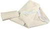 100% Cotton Standard Day-Care/Pre-School Cot Fitted Sheet with Elastic Straps, 400 TC Material for Child Care, Soft & Cool Toddler Nap Mattress Sheets, Pack of 4 - Ivory Solid (22" W X 52" L) view 3