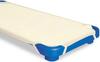 100% Cotton Standard Day-Care/Pre-School Cot Fitted Sheet with Elastic Straps, 400 TC Material for Child Care, Soft & Cool Toddler Nap Mattress Sheets, Pack of 4 - Ivory Solid (22" W X 52" L) view 4