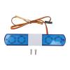 RC Vehicle Roof Light, RC Police Car LED Flashing Lights 4 Modes Lighting Compatible with 1/8 1/10 RC Cars Sportinggoods Body Parts(Blue? view 2