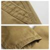 Men Relaxed Fit Casual Cotton Pant Chino Flat Front Classic Straight Pants Lightweight Business Comfort Trousers (Khaki,29) view 3