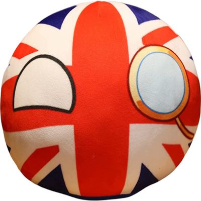 Bisavch UK Country Ball,Country Ball Plushies, Polandball Plush Doll Countryball Pendant Cosplay Cute Keychain Anime Plushies for Girs Boys Kids Gifts ( Color : , Size 20cm )