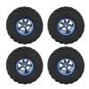 SUNGOOYUE 4Pcs 110 Scale Truck Tires, High Strength RC Tire and Wheels Replacement Part for 110 RC Car view 1