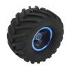 SUNGOOYUE 4Pcs 110 Scale Truck Tires, High Strength RC Tire and Wheels Replacement Part for 110 RC Car view 3