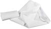 100% Cotton Standard Day-Care/Pre-School Cot Fitted Sheet with Elastic Straps, 400 TC Material for Child Care, Soft & Cool Toddler Nap Mattress Sheets, Pack of 6 - White Solid (23" W X 52" L) view 3