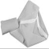 100% Cotton Standard Day-Care/Pre-School Cot Fitted Sheet with Elastic Straps, 400 TC Material for Child Care, Soft & Cool Toddler Nap Mattress Sheets, Pack of 4 - Light Grey Solid (23" W X 40" L) view 3