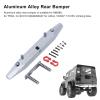 RC Front Bumper High Simulation Anti Collision Aluminum Alloy Rear Bumper for MN999 / /for SCX10 90046 90047/for Axial 103007(Titanium), RC Front Bumper High Simulation Anti Collision AluRC Rear Bump view 2