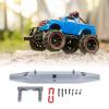 RC Front Bumper High Simulation Anti Collision Aluminum Alloy Rear Bumper for MN999 / /for SCX10 90046 90047/for Axial 103007(Titanium), RC Front Bumper High Simulation Anti Collision AluRC Rear Bump view 4