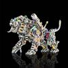 GENYUU 3D Steampunk Metal Bengal Tiger Model, 3D Metal Puzzle DIY Craft Kit, Great Gifts for Teens and Adults, 700PCS+ view 2