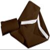 100% Cotton Standard Day-Care/Pre-School Cot Fitted Sheet with Elastic Straps, 400 TC Material for Child Care, Soft & Cool Toddler Nap Mattress Sheets, Pack of 6 - Chocolate Solid (23" W X 47" L) view 3