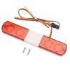 RC Vehicle Roof Light, RC Police Car LED Flashing Lights 4 Modes Lighting Compatible with 1/8 1/10 RC Cars Sportinggoods Body Parts(Red? view 1