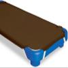 100% Cotton Standard Day-Care/Pre-School Cot Fitted Sheet with Elastic Straps, 400 TC Material for Child Care, Soft & Cool Toddler Nap Mattress Sheets, Pack of 4 - Chocolate Solid (23" W X 40" L) view 4