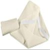 100% Cotton Standard Day-Care/Pre-School Cot Fitted Sheet with Elastic Straps, 400 TC Material for Child Care, Soft & Cool Toddler Nap Mattress Sheets, Pack of 4 - Ivory Solid (23" W X 47" L) view 3
