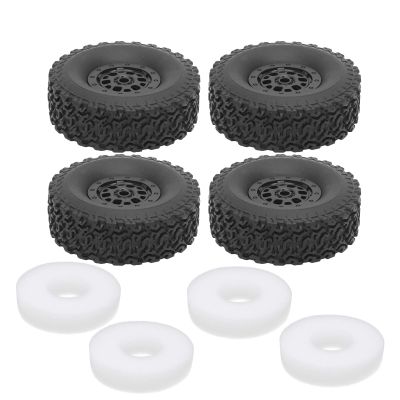 4Pcs/Set RC Tire Truck Tire Tyres WPL C24 Upgrade Parts for WPL C14 / C14K / C24 / C24K / C34 / C34K / C34KM / C44KM / B14 / B14K / B16 / B36K / C24-1 / C24-1K MN90