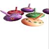 Wooden Spinning Tops Spinners Finger top flip top Lattu Whirling -Set of 3 Lattu (3 Years+) view 4