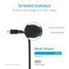 Jantoy 5ft USB Charging Cable Charger Power Cord Lead for Leapfrog LeapPad 3 Model# 31500 Leap Frog LeapPad3 Leap Pad3 Kids Learning Tablet &; Fisher Price Kid-Tough R7315 1.3 MP Digital Kids Camera view 2