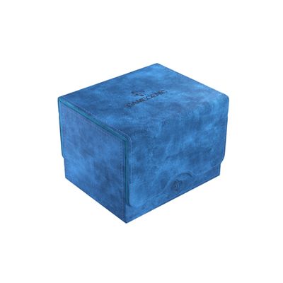 GameGenic Deck Box Sidekick XL Blue 100CT Durable and Sturdy TCG, OCG, CCG Card Storage Compatible with Pokemon, Yugioh, Commander, and MTG Magic: The Gathering Cards