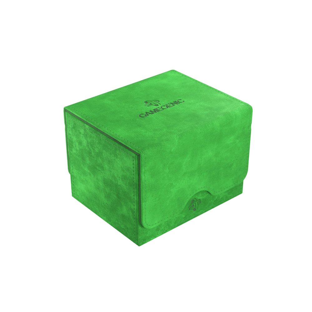 GameGenic Deck Box Sidekick XL Green 100CT Durable and Sturdy TCG, OCG, CCG Card Storage Compatible with Pokemon, Yugioh, Commander, and MTG Magic: The Gathering Cards