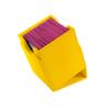 GameGenic Deck Box  Squire XL Yellow 100CT  Durable and Sturdy TCG, OCG, CCG Card Storage  Compatible with Pokemon, Yugioh, Commander, and MTG Magic: The Gathering Cards view 4