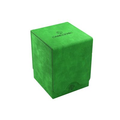 GameGenic Deck Box Squire XL Green 100CT Durable and Sturdy TCG, OCG, CCG Card Storage Compatible with Pokemon, Yugioh, Commander, and MTG Magic: The Gathering Cards