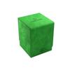 GameGenic Deck Box  Squire XL Green 100CT  Durable and Sturdy TCG, OCG, CCG Card Storage  Compatible with Pokemon, Yugioh, Commander, and MTG Magic: The Gathering Cards view 1