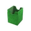 GameGenic Deck Box  Squire XL Green 100CT  Durable and Sturdy TCG, OCG, CCG Card Storage  Compatible with Pokemon, Yugioh, Commander, and MTG Magic: The Gathering Cards view 2