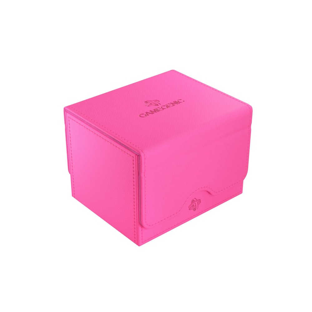 GameGenic Deck Box Sidekick XL Pink 100CT Durable and Sturdy TCG, OCG, CCG Card Storage Compatible with Pokemon, Yugioh, Commander, and MTG Magic: The Gathering Cards