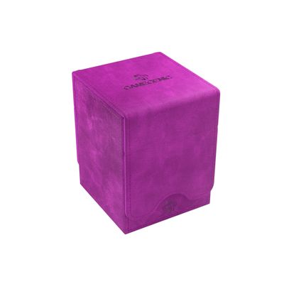 GameGenic Deck Box Squire XL Purple 100CT Durable and Sturdy TCG, OCG, CCG Card Storage Compatible with Pokemon, Yugioh, Commander, and MTG Magic: The Gathering Cards