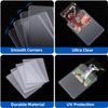200 Card Sleeves Hard Plastic, Arjiekwei 3"X4" Baseball Cards Protectors Plastic, Premium Card Holder for Trading Sports Baseball Football Game Cards (100 Hard Sleeve + 100 Soft Sleeve) view 3