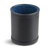 Leather Dice Cup for Board Games, Light Blue Felt Lining view 2