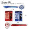 72 Piece Set - 24 Invisible Ink Pens, 24 Decoder Rings and 24 Spy Notebooks - Birthday Party Favors, Escape The Room Supplies, UV Pens With Disappearing Ink - For Kids Goodie Bags End Of Year Gifts view 3
