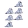 Toyvian Walrus Toys Sea Walrus Figures Aquatic Animal Toys Fish Collection Toy Animal Figures: 6Pcs view 1