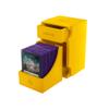 Gamegenic Watchtower 100+ XL Convertible Deck Box - Double-Sleeved Card Storage, Card Game Protector, Nexofyber Surface, Holds Up To 100 Cards, Yellow Color, Made view 2