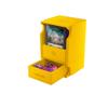Gamegenic Watchtower 100+ XL Convertible Deck Box - Double-Sleeved Card Storage, Card Game Protector, Nexofyber Surface, Holds Up To 100 Cards, Yellow Color, Made view 3