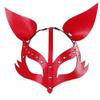 SIQITECHNO PU Halloween Cat Mask Half Face Animal Mask Adjustable Carnival Cosplay Party for Women Cosplay Prop Party Supplies view 2