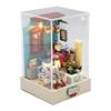 TOPBSFARNY Model Kits Shop Series Handmade Wooden House DIY Dollhouse Kit Surprise Birthday with LED Light and Furniture (S2202) view 1