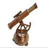 Brass Antique Finish Nautical Alidate with Compass Survey Instruments Alidate Telescope with Working Compass 6 Inch Brass Alidate Gift view 2