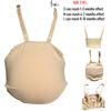 BIMEI Fake Pregnancy Belly Sponge Belly Film Props TV Series Props Spoof Costume Cosplay Lightweight (Small, Beige) view 2