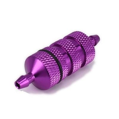 BAIJAC Aluminum Alloy Fuel Filter Nitro Engine Parts 80118 Fuel Tank Spare Parts for HSP 1/8 RC Model Car Redcat Himoto HPI ( Color : Purple )