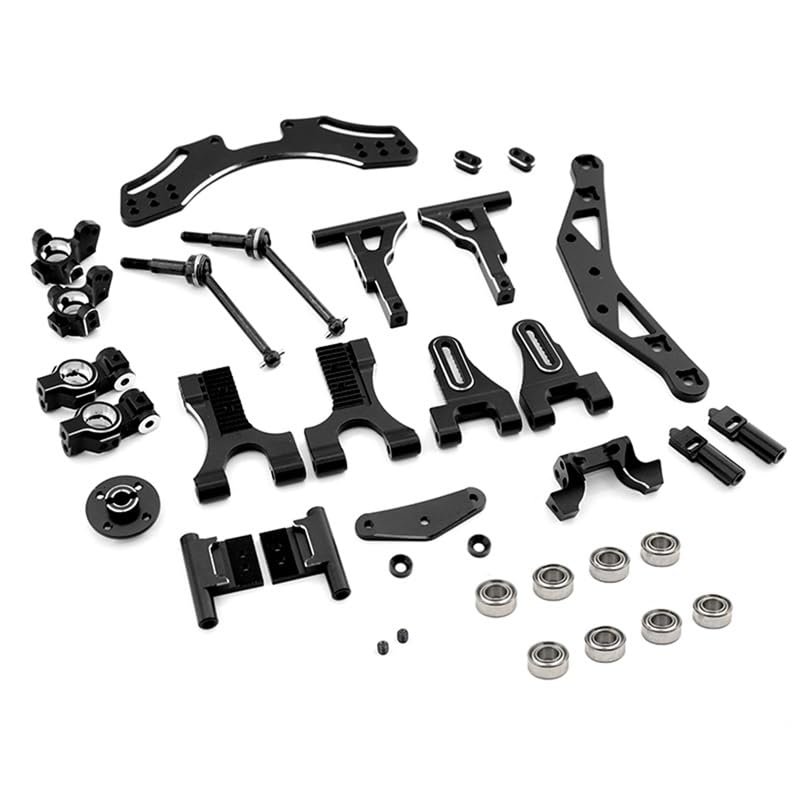 Metal Upgrade Parts Kits Suspension Arm Drive Shaft for 3Racing Sakura D5 RC Drift Car Upgrade Parts Accessories ( Color : Black )