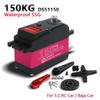 ZOSKAY 150Kg Servo Steel Gear Large Torque servo for 1/5 Scale Redcat HPI Baja 5B SS RC Crawler Compatible SAVOX-0236 LOSI XL 5T (270 Degrees) view 2