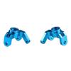 Aluminum Steering Hub Carrier Knuckle (L/R) 0005 Portal Drive Housing Front for WLtoys 12428 12423 1/12 Feiyue Desert Eagle FY03 (Color : Blue) view 3