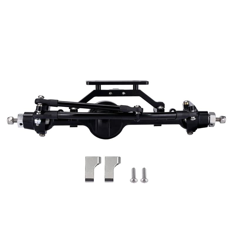 BAIJAC CNC Aluminum Alloy D90 Front Rear Axle for 1/10 RC Crawler RC4WD D90 D110 Gelande II TF2 Yota II Axle Upgrade Parts ( Color : Front )