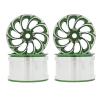4Pcs Metal 2.2 Beadlock Wheel Rims Hub for 1/10 RC Crawler Car Axial SCX10 RR10 Wraith Traxxas TRX-4 Upgrade Parts (Color : Green) view 1