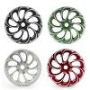 4Pcs Metal 2.2 Beadlock Wheel Rims Hub for 1/10 RC Crawler Car Axial SCX10 RR10 Wraith Traxxas TRX-4 Upgrade Parts (Color : Green) view 2
