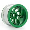 4Pcs Metal 2.2 Beadlock Wheel Rims Hub for 1/10 RC Crawler Car Axial SCX10 RR10 Wraith Traxxas TRX-4 Upgrade Parts (Color : Green) view 4