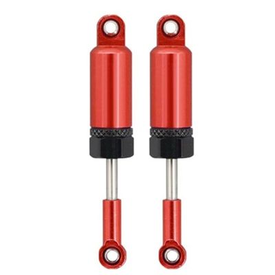 2PCS Aluminum Alloy Shock Absorber Internal Spring for 1/16 RC Crawler WPL B16 B36 C24 C34 MN D90 ( Color : Red )