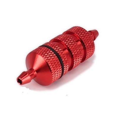 BAIJAC Aluminum Alloy Fuel Filter Nitro Engine Parts 80118 Fuel Tank Spare Parts for HSP 1/8 RC Model Car Redcat Himoto HPI ( Color : Red )