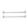 BAIJAC 2Pcs Metal Steel Drive Shaft Dogbone M5367 for Remo Hobby Smax 1621 1625 1631 1635 1651 1655 1/16 RC Car Upgrade Parts (Color : Silver) view 2